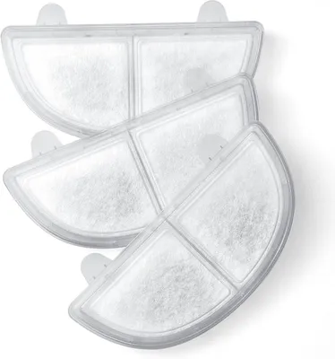 Produktbild von HomeRunPet 3er-Pack Ersatzfilter für diesen Trinkbrunnen für Katzen und Hunde | Anwendungsbereiche: Haustierbrunnen, Katze, Hund, Wasserfilter Ersatz