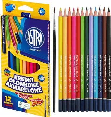 Produktbild von Astra Aquarellstifte 12 Farben