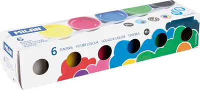 Productafbeelding van Kleurpotloden, Milan, blauw, wit, multicolor, verf