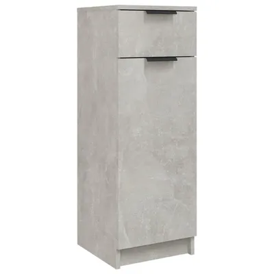 Immagine prodotto di vidaXL Mobile da bagno grigio cemento 32x34x90 cm Materiale ligneo