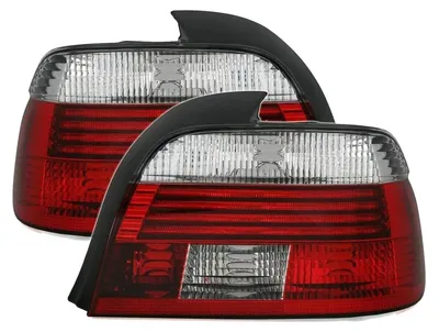 Für BMW 5er E39 Facelift 2000-2003 Rückleuchten Set Links + Rechts Rot / Weiss in der Farbe Rot von AD TUNING GmbH & Co. KG