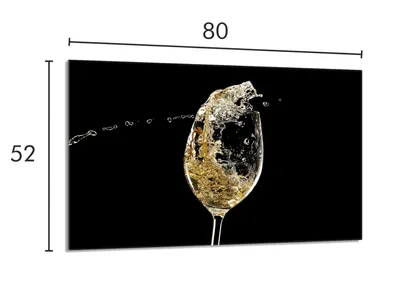 Imagen del producto de Placa de vitrocerámica protectora para cocina, 80x52 cm, color vino
