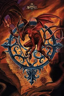 Image de Alchemy - Astrolabeus - Diable - 61x91,5cm - Affiche Poster