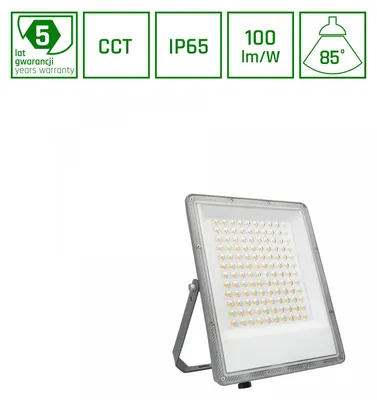 Produktbild von NOCTIS LED Fluter Außenleuchte 100W IP65 CCT Grau
