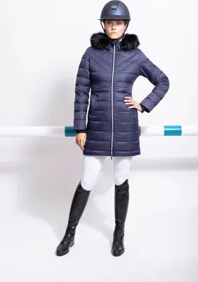 Produktbild von Samshield Damen Daunenmantel EVEREST navy pink gold FW21, Größe:L