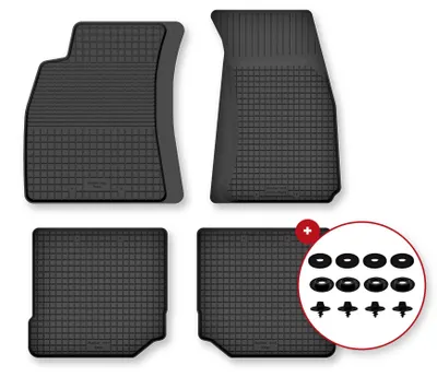 Imagen del producto de Alfombrillas de goma para Audi A4 B5 1995-1999 (sedán/familiar/van) – juego de 4 piezas, , a medida – Wielganizator Semi-Universal