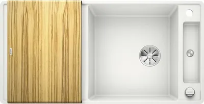 Immagine prodotto di Blanco Axia III XL 6 - Lavello in silgranito, 990x500 mm, con comando di scarico e accessori, InFino, bianco 523523