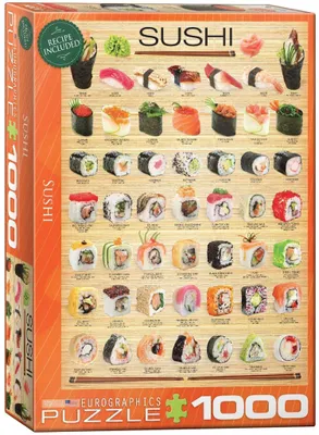 Obrázek produktu pro 1000dílná skládačka Sushi variace z Japonska
