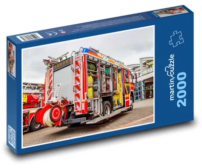 Zdjęcie produktu dla martinpuzzle - Puzzle 2000 - Samochód strażacki