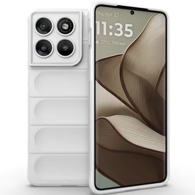 Produktbild von Handyhülle für Motorola Edge 70 Weich TPU Silikon Stossfest Anti-rutsch Hülle Weiß