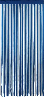Produktbild von WENKO Tür Vorhang 69 x 39 cm Klettband Verschluss Balkon Terrasse Stangen Gardinen