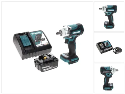 Image de Makita DTW 300 RM1 Visseuse à chocs sans fil 18 V 330 Nm 1/2" Brushless + 1x Batterie 4.0 Ah + Chargeur