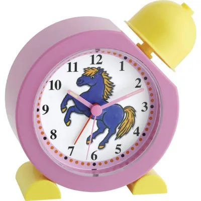 Productafbeelding van TFA Dostmann Kinderwekker, analoog, model 60.1011.12, wekker met paardengehinn