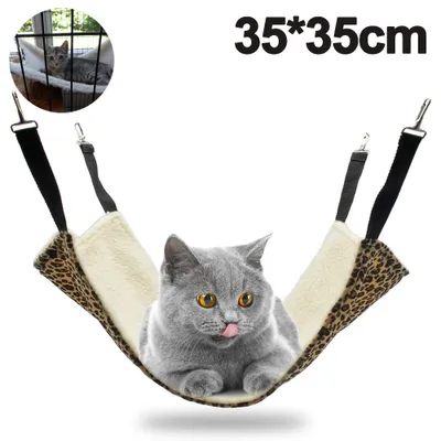 Produktbild von Hängematte Käfig Katzenhängematte Hängendes Bett für Katzen, Frettchen, Ratte, Kaninchen, Kleine Hunde oder Andere Haustiere