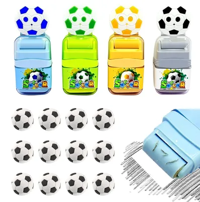Productafbeelding van Set van 16 Radiergummis met Voetbalontwerp