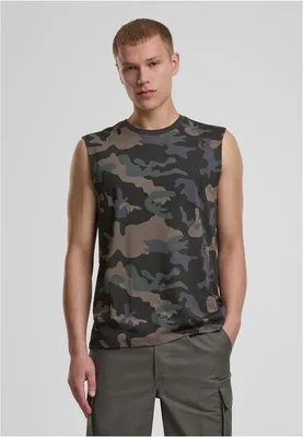 Produktbild von T-Shirt ärmellos darkcamo, 5XL
