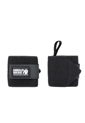 Zdjęcie produktu dla Owijki na nadgarstki Gorilla Wear Basic - czarno-białe