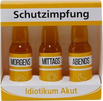 Produktbild von Schutzimpfung "Idiotikum Akut" (3 x 0,02L)