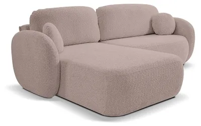 Produktbild von Ecksofa mit Schlaffunktion Olemo links Lehmbeige