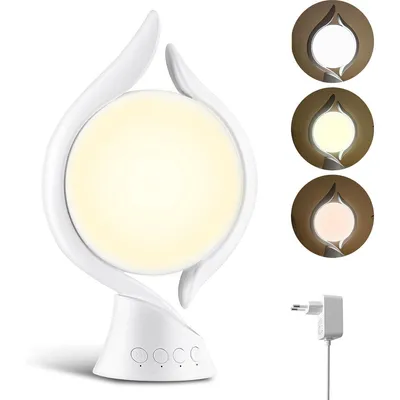 Produktbild von Lichttherapiegeräte, Tageslichtlampe 15000 Lux, UV-freie LED Lichttherapielampe mit 3 Farbtemperaturen, 4 Timer und 5 Helligkeit Einstellbar