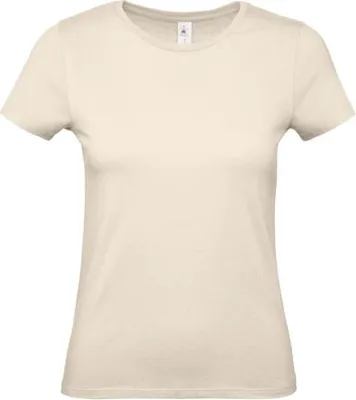Produktbild von Damen-T-Shirt, Kurzarm - B&C #E150/W - natural - Größe XL