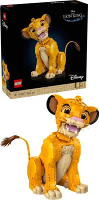 Obrázok produktu pre LEGO Disney Mladý Simba z Levieho kráľa, Stavebnica, 18 rok / roky, Plast, 1445 kusov, 2,18 kg