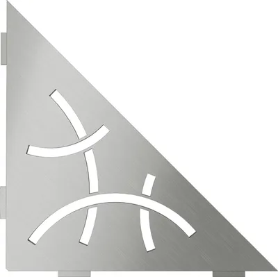 Immagine prodotto di Schlüter SES1D6EB-S1 Ablage Curve 210x210mm Edelstahl gebürstet