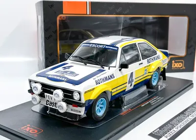 Zdjęcie produktu dla FORD ESCORT MK II RS 1800 #4 Rallye Acropolis 1979 H.Mikkola/A.Hertz IXO 1:18