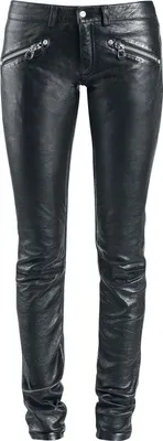 Produktbild von Mauritius Lederhose Damen ZipaTrouser SNVV schwarz Basics 100% Leder XL