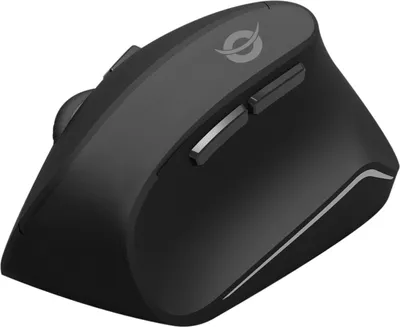 Produktbild von Conceptronic ORAZIO ERGO Kabelloses Set aus ergonomischer Tastatur und vertikaler Maus, spanisch, Volle Größe (100%), Kabellos, RF Wireless, QWERTY, Schwarz, Maus enthalten