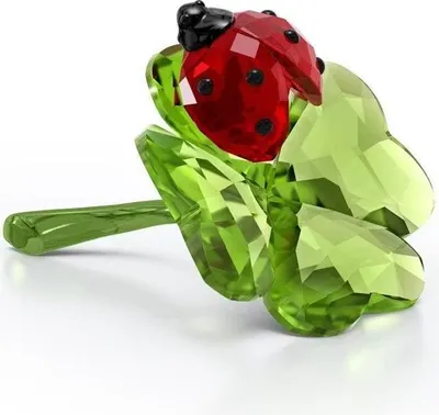 Produktbild von Swarovski Idyllia Marienkäfer und Glücksklee 5666852 Dekoration