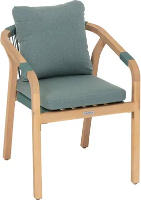 Produktbild von Gartensessel "papouasie" olivgrün aus akazienholz  - Hespéride