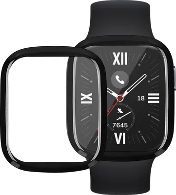 Produktbild von kwmobile 2x Transparente Displayschutzfolie kompatibel mit HONOR Watch 4 (TMA-L19) Folie - Schutzfolie für Fitness Tracker - robuster Displayschutz