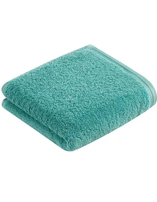 Produktbild von Vossen 118084 | Handtuch Vegan Life Handtuch, 50 x100 cm - Farbe: Skyblue - Größe: 50 x 100 cm