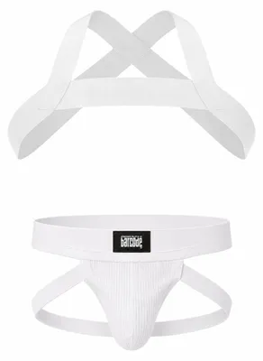 Zdjęcie produktu dla Barcode Berlin Multipack 1x Anton Jock White + 1x Harness Matt White - Größe XL