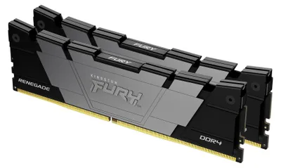 Produktbild von Kingston FURY Renegade - DDR4 - Kit - 32 GB: 2 x 16 GB - DIMM 288-PIN - 3600 MHz / PC4-28800 - CL16 - 1.35 V - ungepuffert - non-ECC - Schwarz