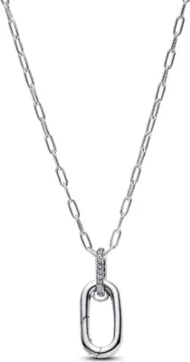 Produktbild von Pandora Anhänger-Halskette mit aufklappbarem Glied 394086C01-50 Damenhalskette