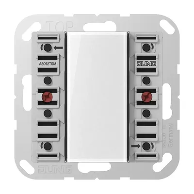Obrázek produktu pro KNX tlačítkový modul univerzální, 2-násobný A 5092 TSM