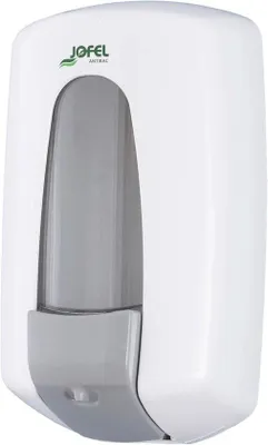 Image de Distributeur mural de savon antibactérien - Oderbar - 0,9 l - Blanc - ABS