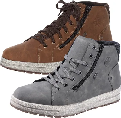 Produktbild von Rieker Herren Stiefeletten Warmfutter Schnürstiefelette 30721, Größe:44 EU, Farbe:Grau