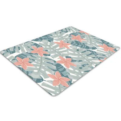 Produktbild von Stuhlunterlage Bürostuhlunterlage 120 cm x 90 cm Bodenmatte Bürostuhlunterlage - Tropisches Wandbild