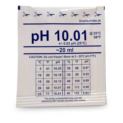 Produktbild von WATER-I.D. Kalibrierlösung, Eichlösung 20ml pH 10.00