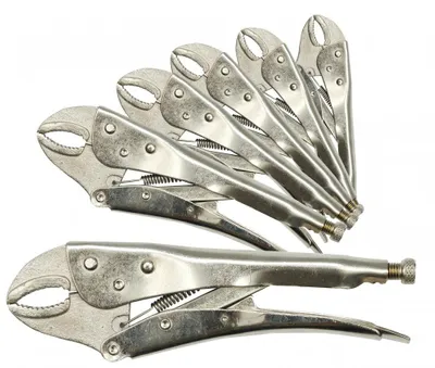 Produktbild von Gripzange Feststellzange Spannzange Klemmzange Satz 250 mm 6 Stück