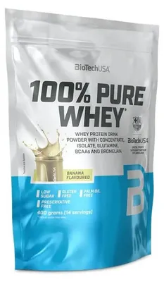 Produktbild von Biotech USA 100% Pure Whey 400g Banane