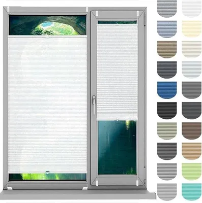 Obrázek produktu pro Plastová roletka pro soukromé použití – skládací roleta – stínítko – 42 x 210 cm – bílá