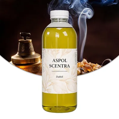 Produktbild von Aspol Scentra Weihrauch und Myrrhe UFIREADY Duftöl für Kerzen und Diffusoren 1000 ml, KI-generiertes Bild