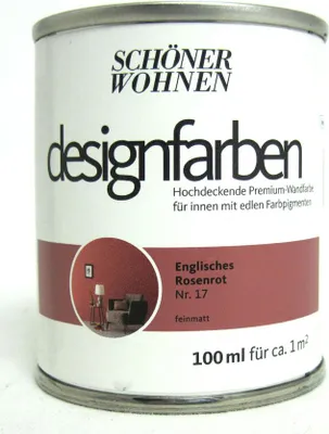 Produktbild von Designfarbe Englisches Rosenrot Nr. 17 100 ml