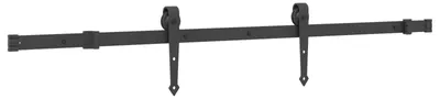 Obrázok produktu pre vidaXL Posuvné dvere NARVIK prírodná farba a čierna 70 x 210 cm (152,5 cm)