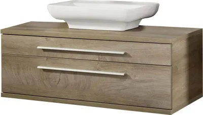 Produktbild von FACKELMANN STANFORD Badmöbel Set 2 Teile / Keramik Waschbecken / Waschbeckenunterschrank