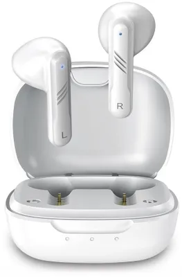 Imagen del producto de GENIUS Auriculares inalámbricos TWS HS-M905BT, color blanco / Bluetooth 5.3 / Carga mediante USB-C / Color: blanco